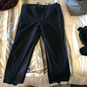 stretchy black cotton pixie pants